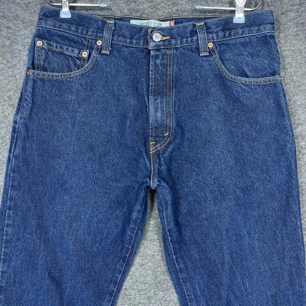 Vintage Y2K Levis Jeans Mens 34x34 Denim 517 Bootcut Western‎ Cowboy Rodeo